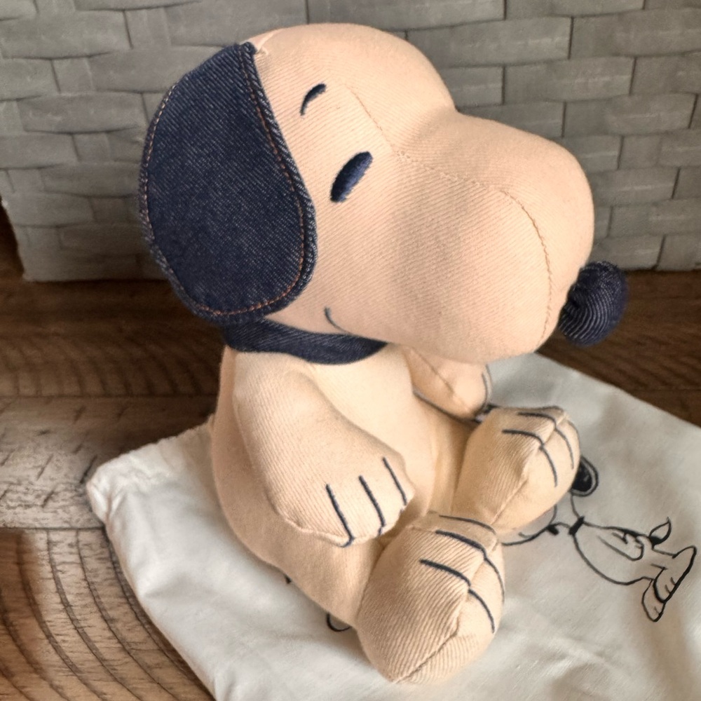 American Eagle Outfitters Snoopy Plush Toy - Cream and Blue
